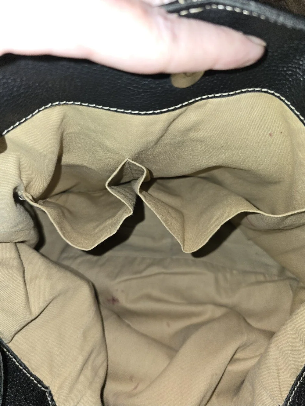 Mauritzio Taiuti Large Pebbled Leather Hobo. Made In Italy.